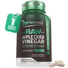 Cápsulas de Vinagre de Maçã Herbtonics ACV 1500 mg Veganas 60 Unidades