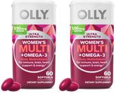 Cápsulas gelatinosas femininas OLLY Ultra com ômega-3, 120 unidades
