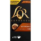 Cápsulas LOR Lungo Estremo 52g 10 unidades