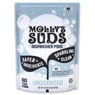 Cápsulas para lava-louças Molly's Suds Clean Detergent 60 comprimidos