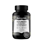 Cápsulas Sea Moss Better Alt Irish com óleo de semente preta 120 cápsulas