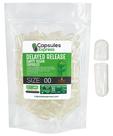 Cápsulas vazias XPRS Nutra Delayed Release, tamanho de 00 a 100 ct