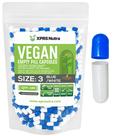 Cápsulas vazias XPRS Nutra tamanho 3 - 100 unidades de cápsulas veganas Cápsulas vazias XPRS Nutra tamanho 3 - 100 unidades de cápsulas veganas