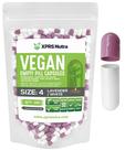Cápsulas vazias XPRS Nutra tamanho 4 - 100 unidades de cápsulas veganas Cápsulas vazias XPRS Nutra tamanho 4 - 100 unidades de cápsulas veganas