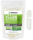 Cápsulas Vazias XPRS Nutra - Veganas - Tamanhos de 1 a 100 Unidades