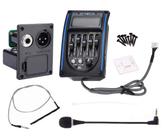Captador de guitarra acústica Jiayouy, pré-amplificador de 5 bandas com sintonizador LCD