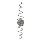 Captador Energia PEDRA BOLA CRISTAL PRATEADO 28CM FengShui