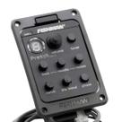Captador Fishman Presys 301 Violão com Mic Interno Afinador Equalizador Pré Amplificador EQ Preto