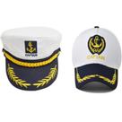 Captain Hat Lezevn, 2 peças de boné de beisebol Captain Hat, chapéu de marinheiro