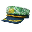 Captain Hat PEWHAUL Sailor Boat Navy Marine Admiral Green