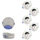 Capturador de Moscas Kit 5 Uni Captura Insetos Varejeira Mosquito Pernilongos USB Gaiola Portatil Reutilzavel