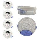 Capturador Moscas Kit 4 Uni Prende Pega Inseto Pernilongos Mosquito Varejeira USB Gaiola Reutilzavel Portatil