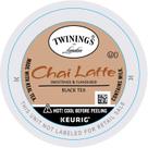 Cápulas de chá Twinings Chai Latte Black K-Cup, 24 unidades (pacote com 1)