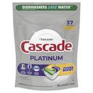 Cápulas para máquina de lavar louça Cascade Platinum Power Boost Lemon 37 unidades