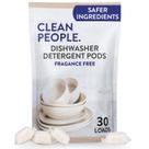 Cápulas para máquina de lavar louça The Clean People Cuts Grease, pacote com 30