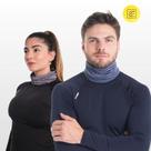 Capuz Balaclava Snugg Lycra Tubo Flex Meio Rosto Cinza