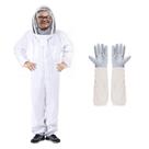 Capuz ventilado Bee Suit TONAHUTU XL com luvas de pele de cabra Capuz ventilado Bee Suit TONAHUTU XL com luvas de pele de cabra
