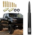 Car Bullet Antenna Engirette 7 American Flag para Chevy Silverado