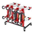 Car Dolly Rack VEVOR Storage com rodas de 360, capacidade de 4 bonecos