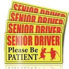 Car Magnet Tallew Reflective Elder Driver 19x10cm 4 peças