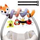 Car Seat Toys MONSTIME Newborn Stroller 0-6 meses laranja