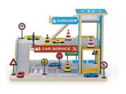 Car-service Postinho E Garagem Carrinhos Placas De Trânsito