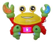 Caranguejo Brinquedo Fujão Eletronico Robo Sensor Música Luz