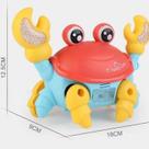 Caranguejo Fujão Que Anda Para Os Lados Musical Brinquedo Infantil Interativo Com Som E Luzes