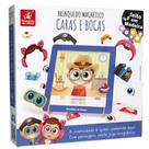Caras e bocas - brinquedo magnético educativo - BRINCADEIRA DE CRIANÇA