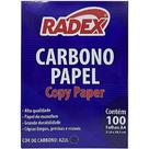 CARBONO PAPEL RADEX AZUL 100unid