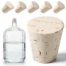 Carboy Cork Stopper Lyksgir para 11, 19, 23 L, vidro, carboy, 6 unidades