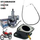 Carburador Cg 150 Titan 04/2008 + Coletor + Cabo Acelerador