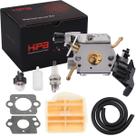 Carburador com Kit de Manutenção para Motosserras Husqvarna 445, 445E, 450 e 450E