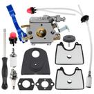 Carburador e kit de ajuste para ventilador Husqvarna 125B 125BVX