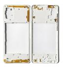 Carcaça Aro Lateral Compatível Para Galaxy A31 A315 Cor:Branco/Prata Carcaça Aro Lateral Compatível Para Galaxy A31 A315 Cor:Branco/Prata