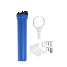 Carcaça Azul para Filtro BBI Slim 20" Rosca 3/4, com chave e suporte