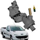 Carcaça C/ Valvula Termostatica com sensor Peugeot 206 207 Hoggar