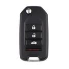 Carcaça Canivete Kd B10 Modelo Honda 3 Botões Carcaça Canivete Kd B10 Modelo Honda 3 Botões