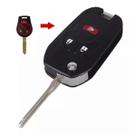 Carcaça Capa Chave Canivete Nissan March Versa Livina Sentra Adaptação + Lamina Virgem Carcaça Capa Chave Canivete Nissan March Versa Livina Sentra Adaptação + Lamina Virgem