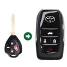Carcaça Chave Adaptação Toyota Hilux 4 Botões Carcaça Chave Adaptação Toyota Hilux 4 Botões