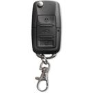 Carcaça Chave Canivete Golf G6 Para Alarme Positron Sonar Adaptação Com Botão Cromado