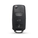 Carcaça Chave Canivete Oca Volkswagen 3 Botões para Gol, Fox, Polo, G5.