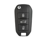 Carcaça Chave Canivete Peugeot 3 Botoes