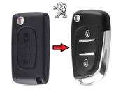 Carcaça Chave Canivete Peugeot 307 308 3008 RCZ - 2 Botões - CE0523 - UPGRADE Carcaça Chave Canivete Peugeot 307 308 3008 RCZ - 2 Botões - CE0523 - UPGRADE