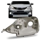 Carcaça Cinza Farol Dianteiro Etios 2012 13 A 2019 Esquerdo