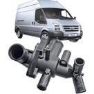 Carcaca Com A Valvula Termostatica Ford Transit 2.4 16v Diesel