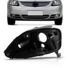 Carcaça farol fox 2004 2005 2006 2007 2008 2009 foco simples