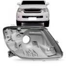 Carcaça Farol Hilux Srv 2005 2006 2007 2008 2009 2010 2011 Cinza