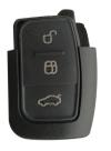 Carcaça P/ Controle Alarme Ford Fiesta / Focus mod. Canivete 3 Botões