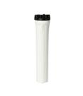 Carcaça para Filtro de Água Branca Tampa Preta 20"x2,5" - Conex.1/2"